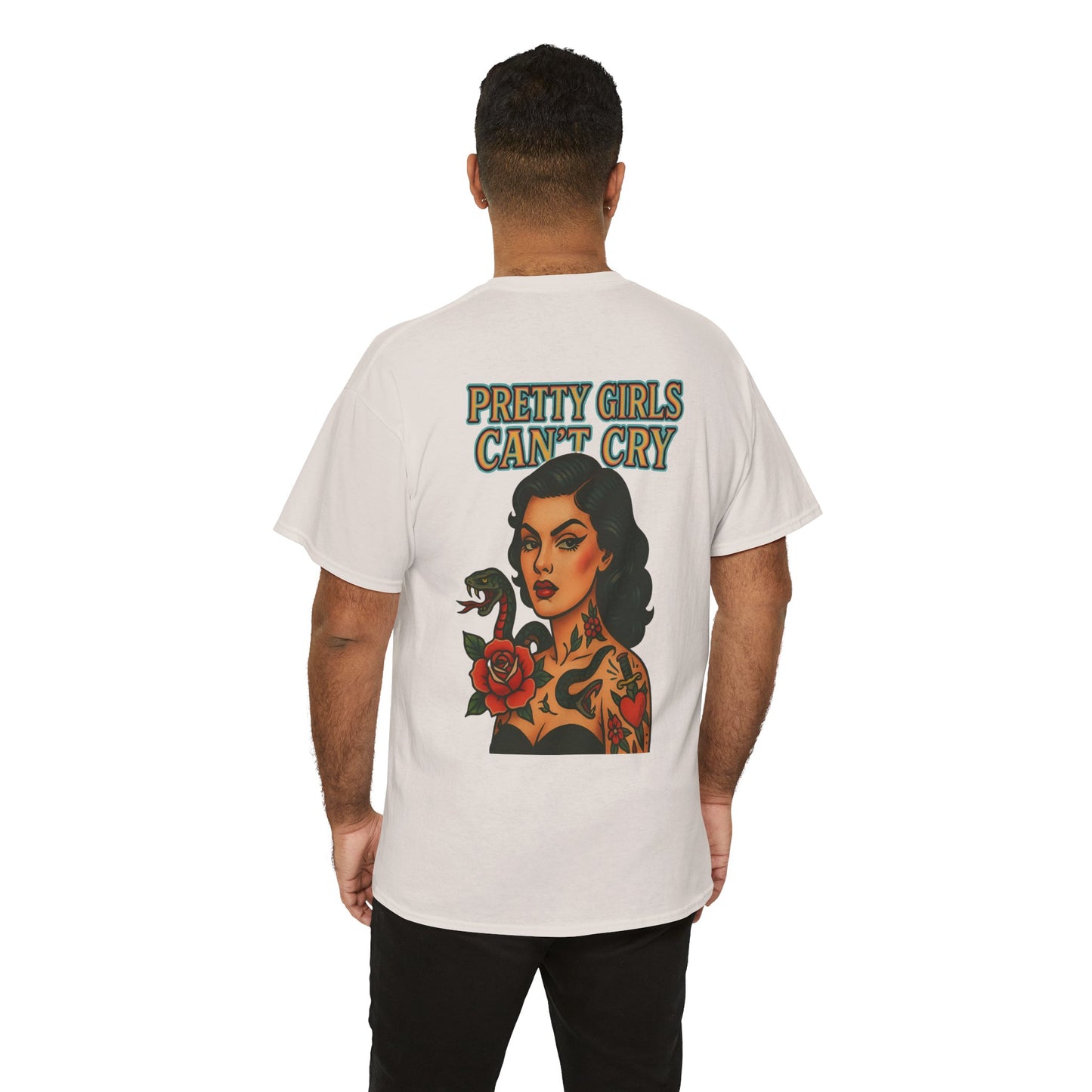 Pretty Girls Can't Cry Unisex Tee.