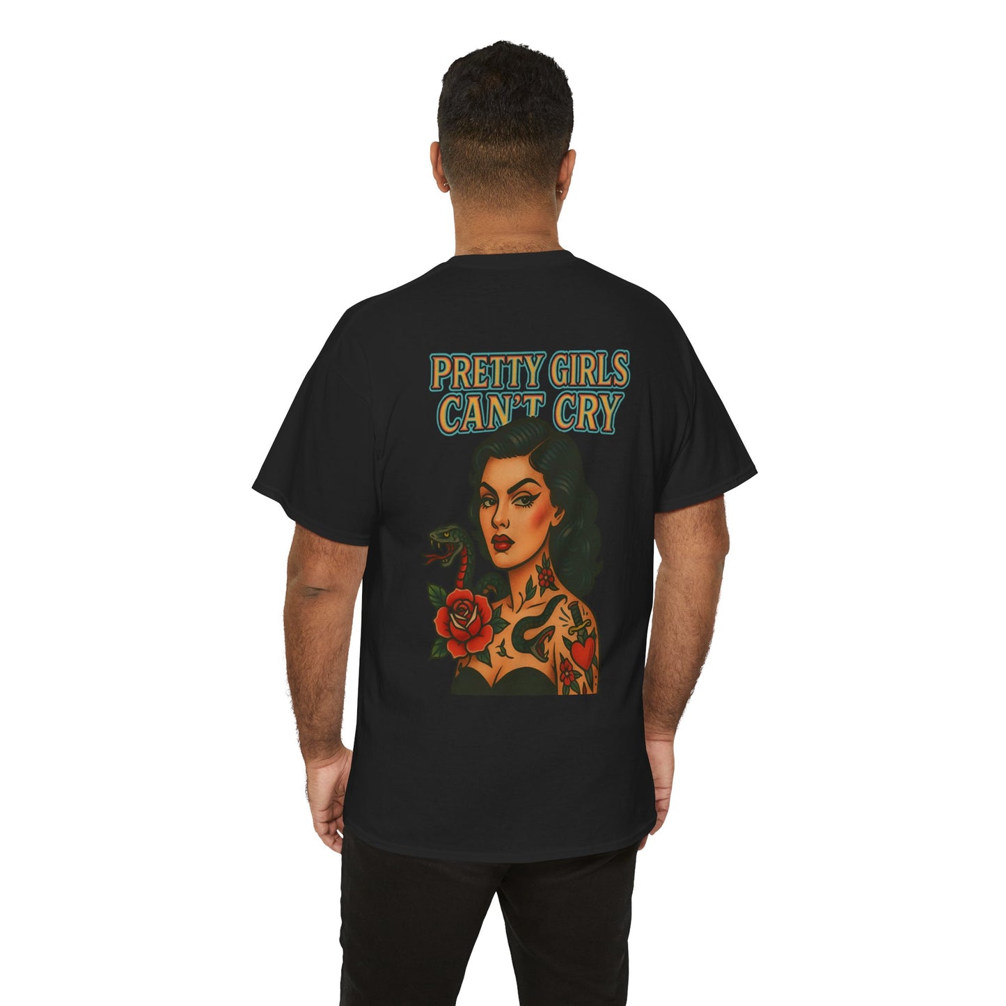 Pretty Girls Can't Cry Unisex Tee.