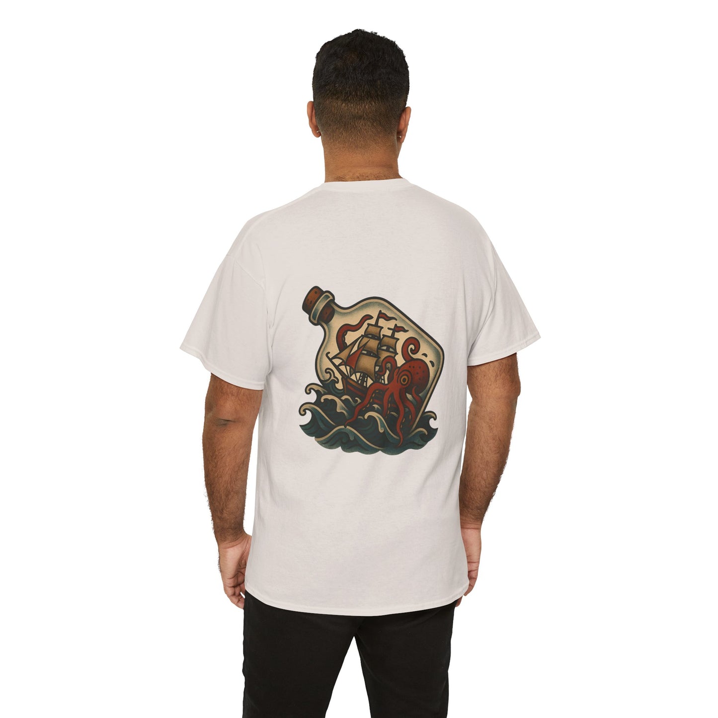 Ship in a Bottle Unisex Tee.