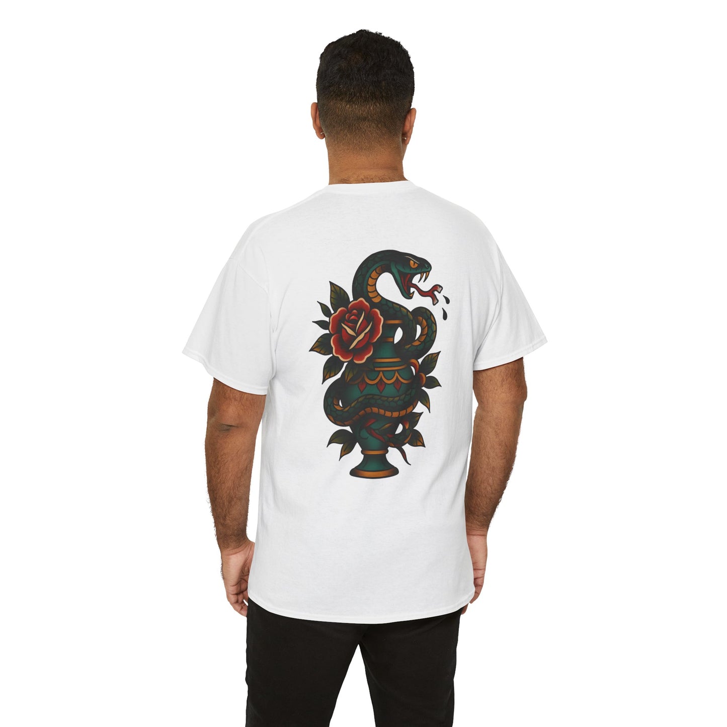 Snake and Vase Unisex Tee.