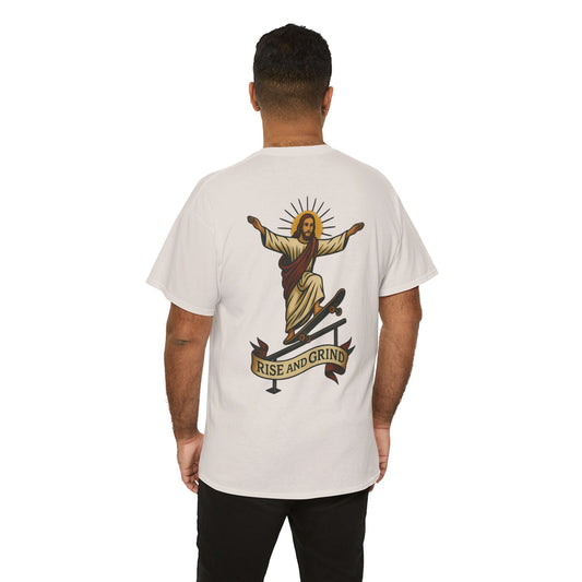 Rise and Grind Unisex Tee.