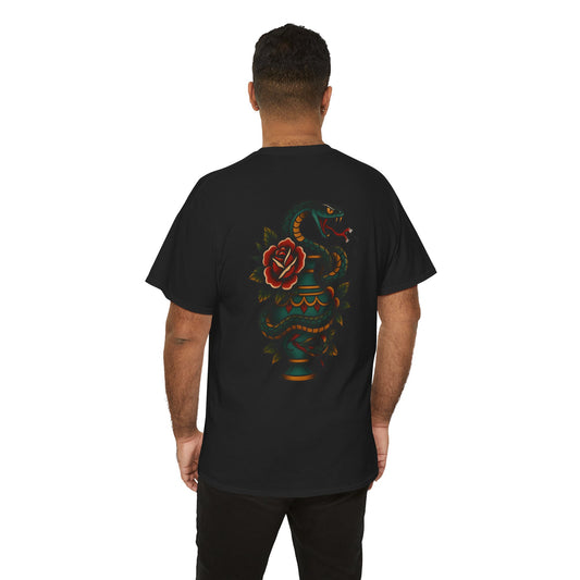 Snake and Vase Unisex Tee.