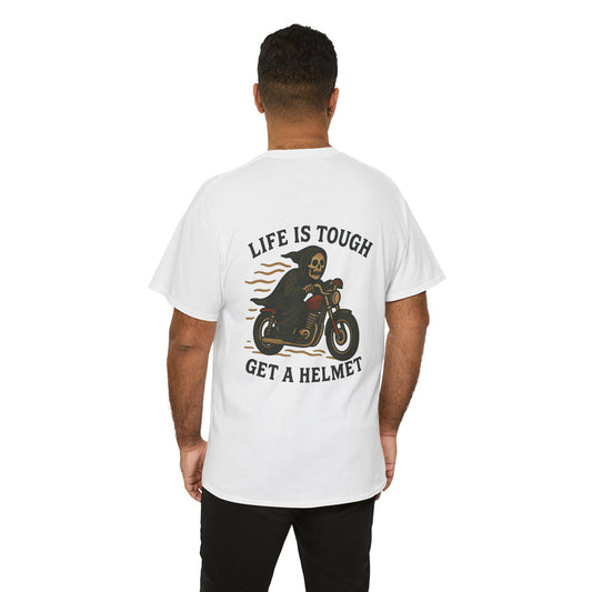 Get A Helmet Unisex Tee.