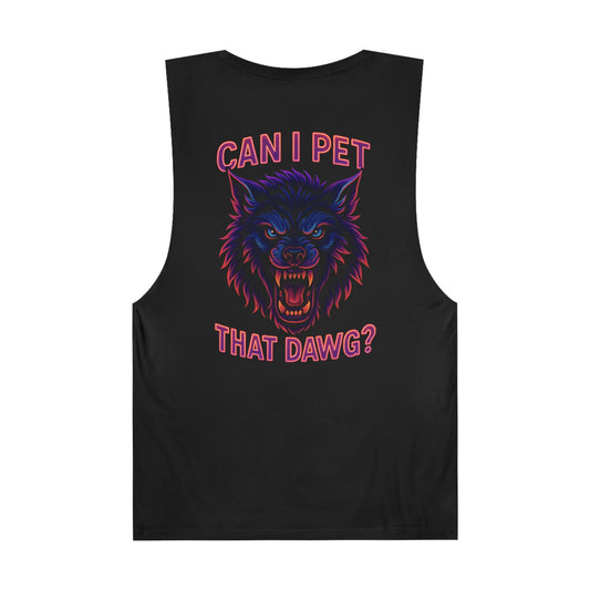 Can I Pet That Dawg? Unisex Tank Top