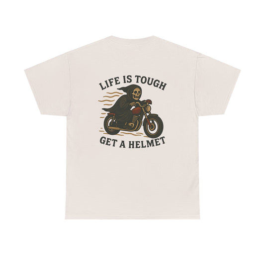 Get A Helmet Unisex Tee.