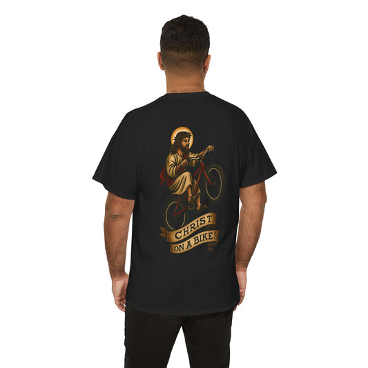 Christ on a Bike Unisex Tee.